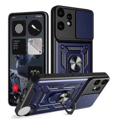 Sliding Camera Cover Design TPU + PC Phone Case - For Nothing Phone (3a) / (3a) Lite / CMF Phone 2 Pro