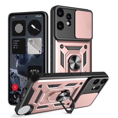 Sliding Camera Cover Design TPU + PC Phone Case - For Nothing Phone (3a) / (3a) Pro / CMF Phone 1