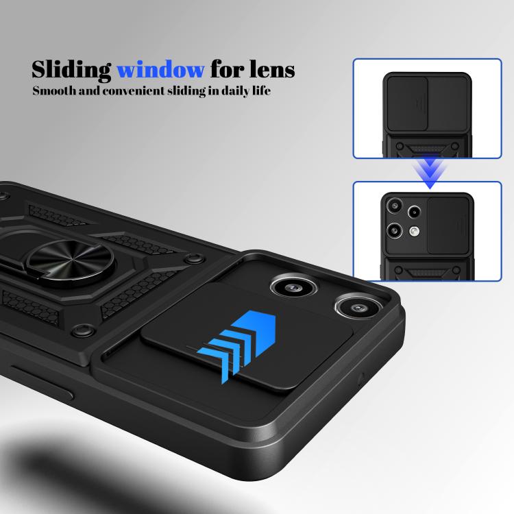 Sliding Camera Cover Design TPU + PC Phone Case - For Nothing Phone (3a) / (3a) Pro / CMF Phone 1