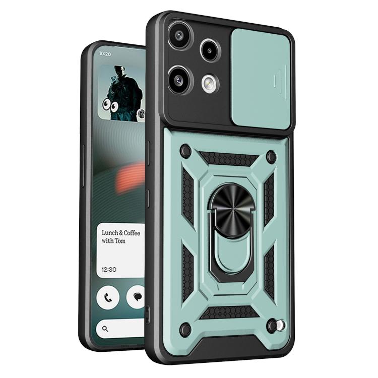 Sliding Camera Cover Design TPU + PC Phone Case - For Nothing Phone (3a) / (3a) Lite / CMF Phone 2 Pro