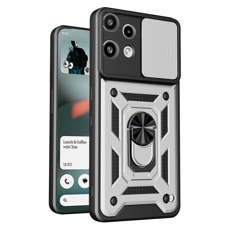 Sliding Camera Cover Design TPU + PC Phone Case - For Nothing Phone (3a) / (3a) Lite / CMF Phone 2 Pro