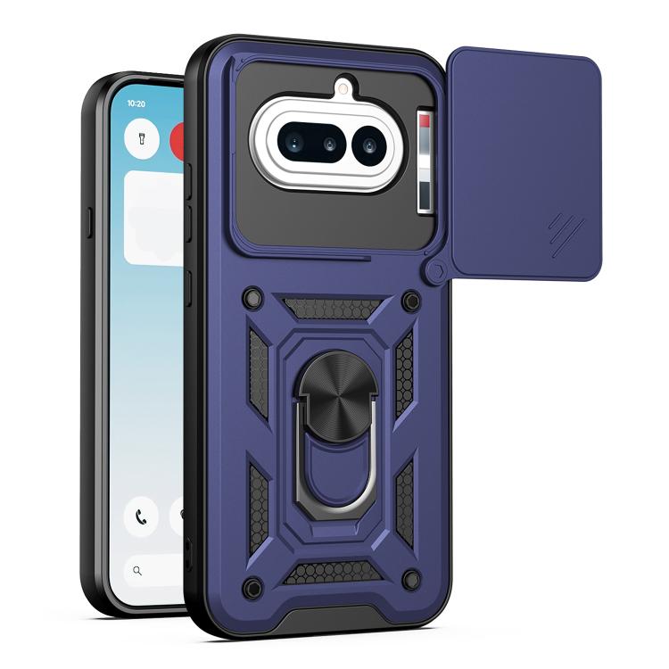 Sliding Camera Cover Design TPU + PC Phone Case - For Nothing Phone (4a) / (4a) Pro / (4b)