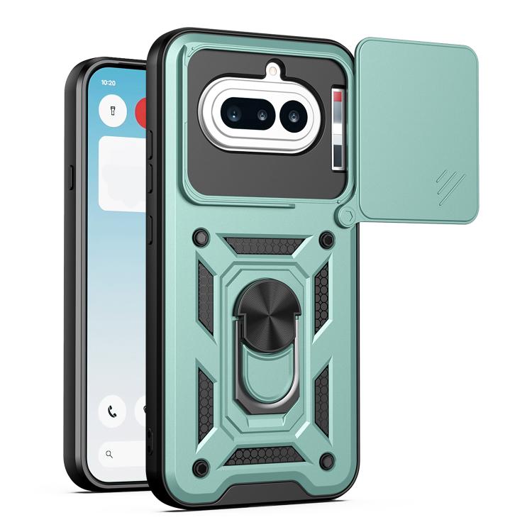 Sliding Camera Cover Design TPU + PC Phone Case - For Nothing Phone (4a) / (4a) Pro / (3a) Lite