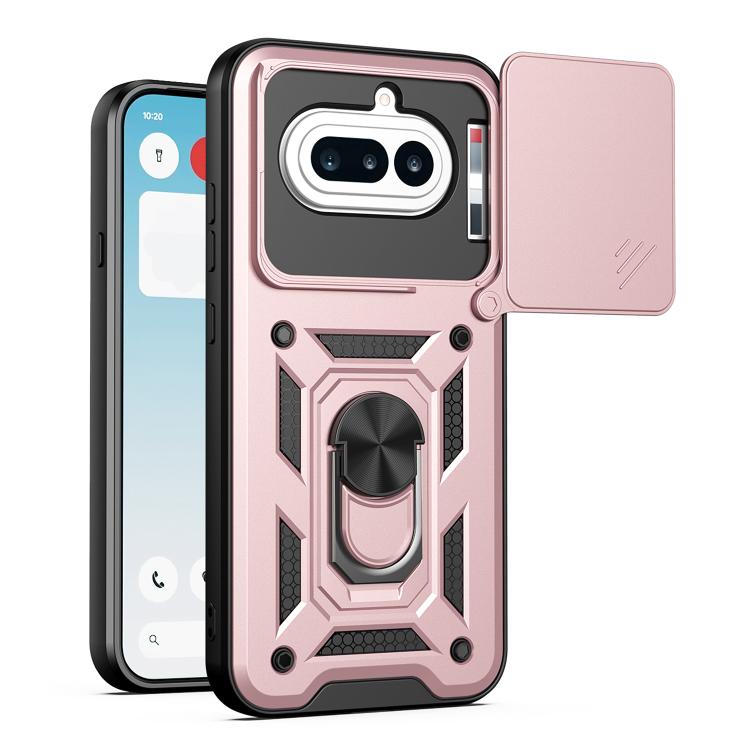 Sliding Camera Cover Design TPU + PC Phone Case - For Nothing Phone (4a) / (4a) Pro / (3a) Lite