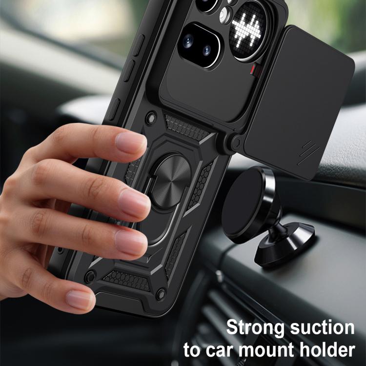 Sliding Camera Cover Design TPU + PC Phone Case - For Nothing Phone (4a) / (4a) Pro / (3a) Lite