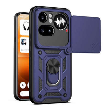 Sliding Camera Cover Design TPU + PC Phone Case - For Nothing Phone (4a) / (4a) Pro / (4b)