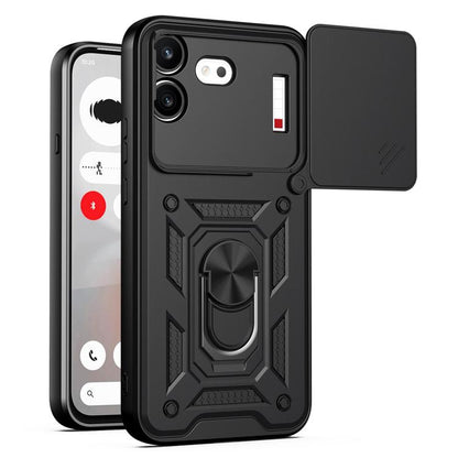 Sliding Camera Cover Design TPU + PC Phone Case - For Nothing Phone (4a) / (4a) Pro / (4b)