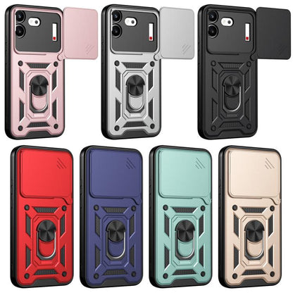 Sliding Camera Cover Design TPU + PC Phone Case - For Nothing Phone (4a) / (4a) Pro / (4b)