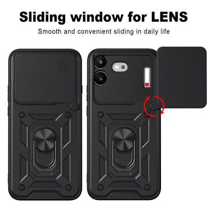 Sliding Camera Cover Design TPU + PC Phone Case - For Nothing Phone (4a) / (4a) Pro / (4b)