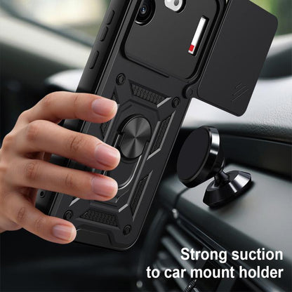 Sliding Camera Cover Design TPU + PC Phone Case - For Nothing Phone (4a) / (4a) Pro / (4b)