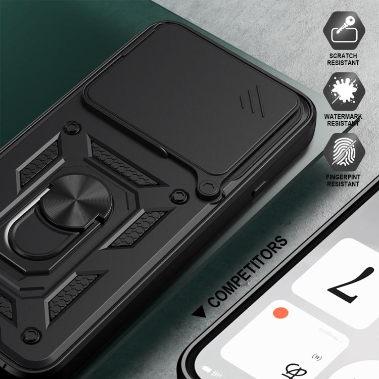 Sliding Camera Cover Design TPU + PC Phone Case - For Nothing Phone (4a) / (4a) Pro / (4b)