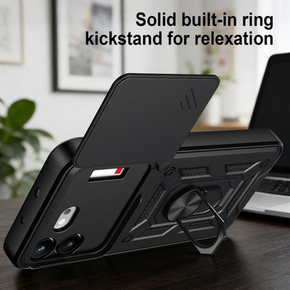 Sliding Camera Cover Design TPU + PC Phone Case - For Nothing Phone (4a) / (4a) Pro / (4b)
