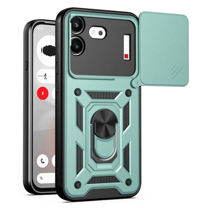 Sliding Camera Cover Design TPU + PC Phone Case - For Nothing Phone (4a) / (4a) Pro / (4b)