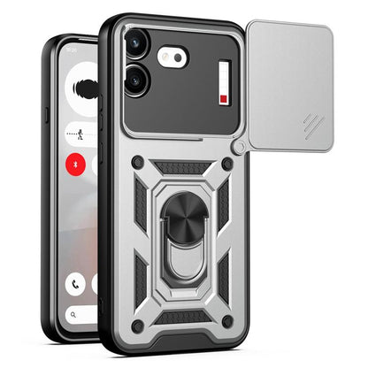 Sliding Camera Cover Design TPU + PC Phone Case - For Nothing Phone (4a) / (4a) Pro / (4b)