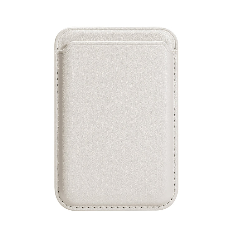 Single Card Slot MagSafe Magnetic PU Leather Card Holder