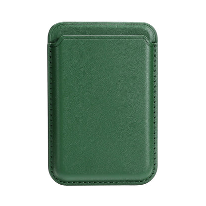 Single Card Slot MagSafe Magnetic PU Leather Card Holder