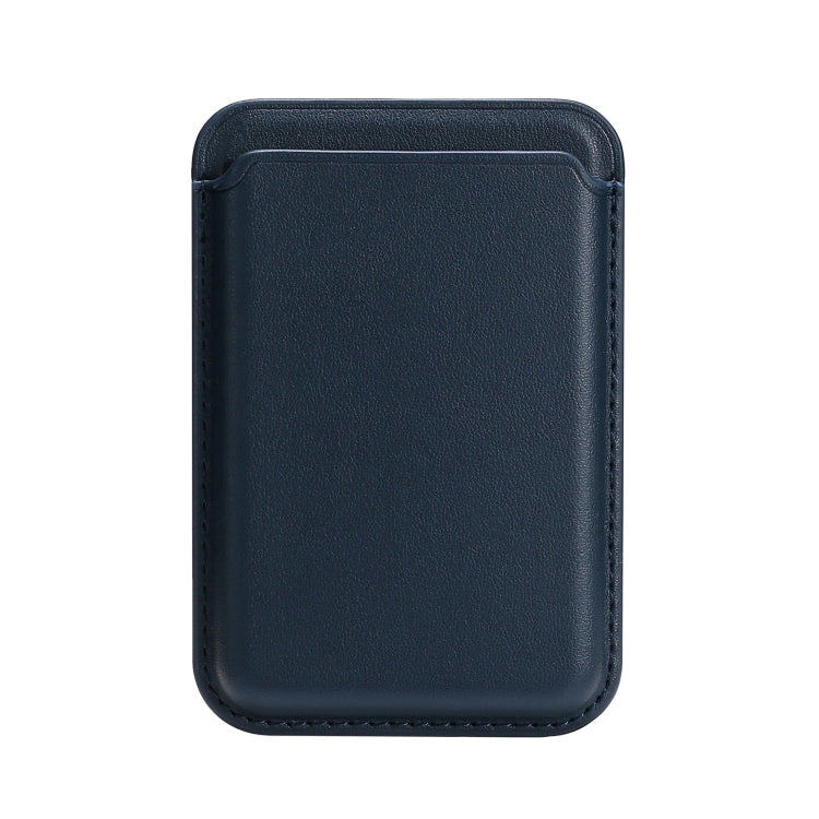 Single Card Slot MagSafe Magnetic PU Leather Card Holder