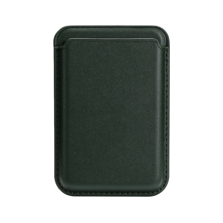 Two Card Slots MagSafe Magnetic PU Leather Card Holder