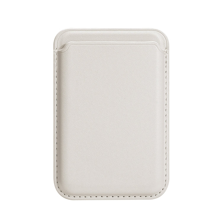 Two Card Slots MagSafe Magnetic PU Leather Card Holder