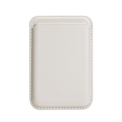 Two Card Slots MagSafe Magnetic PU Leather Card Holder
