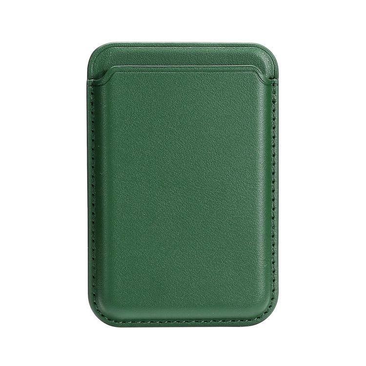 Two Card Slots MagSafe Magnetic PU Leather Card Holder
