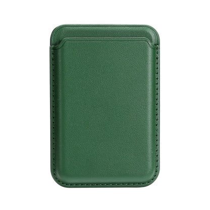 Two Card Slots MagSafe Magnetic PU Leather Card Holder