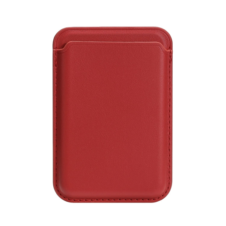 Two Card Slots MagSafe Magnetic PU Leather Card Holder