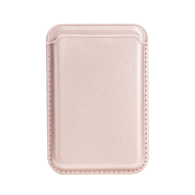 Two Card Slots MagSafe Magnetic PU Leather Card Holder