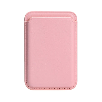 Two Card Slots MagSafe Magnetic PU Leather Card Holder