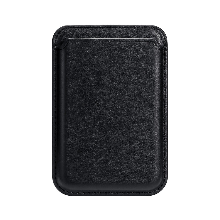 Two Card Slots MagSafe Magnetic PU Leather Card Holder