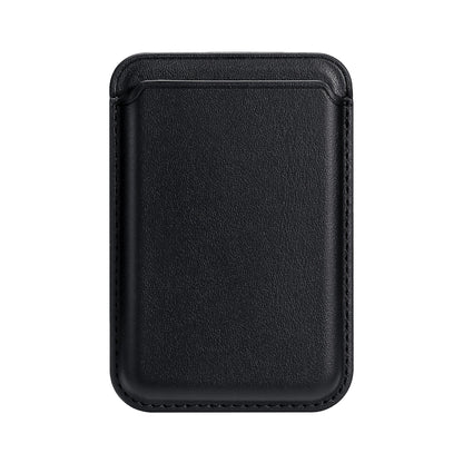 Two Card Slots MagSafe Magnetic PU Leather Card Holder