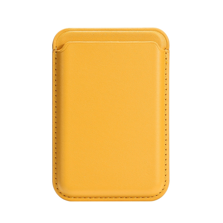 Two Card Slots MagSafe Magnetic PU Leather Card Holder