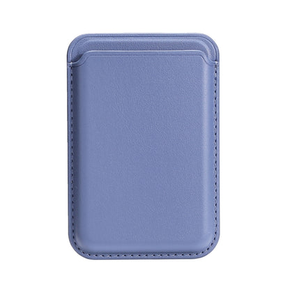 Two Card Slots MagSafe Magnetic PU Leather Card Holder