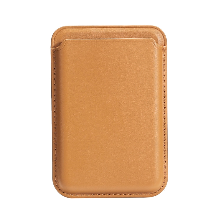Two Card Slots MagSafe Magnetic PU Leather Card Holder