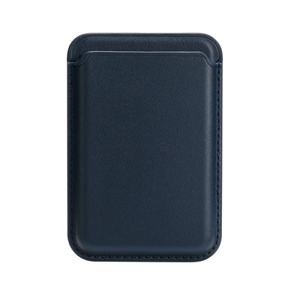 Two Card Slots MagSafe Magnetic PU Leather Card Holder