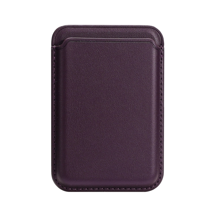 Two Card Slots MagSafe Magnetic PU Leather Card Holder