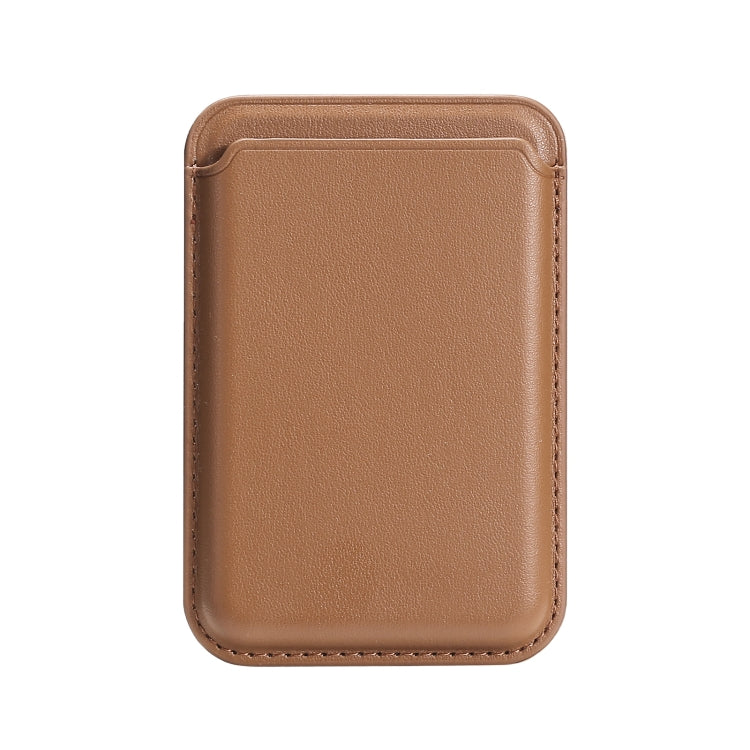 Two Card Slots MagSafe Magnetic PU Leather Card Holder