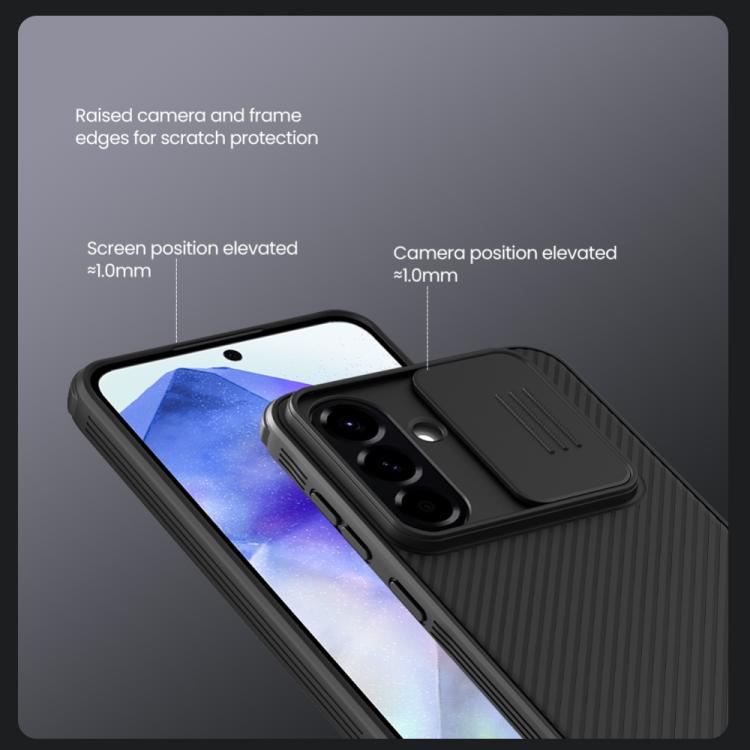 Nillkin Black Mirror Pro Series CamShield PC Phone Case - For Samsung Galaxy A56 / A26 / A36