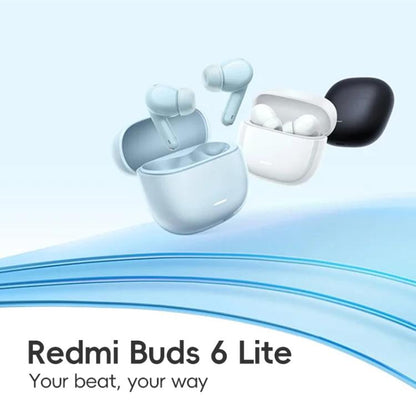 Xiaomi Redmi Buds 6 Lite Dual Microphone AI Call Wireless Bluetooth Earphones
