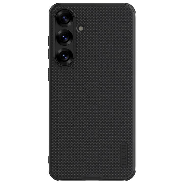 Nillkin Frosted Shield Pro Magnetic Black Phone Case - For Samsung Galaxy S25 at MosAccessories.co.uk
