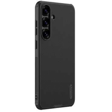 Nillkin Frosted Shield Pro Magnetic Black Phone Case - For Samsung Galaxy S25 at MosAccessories.co.uk