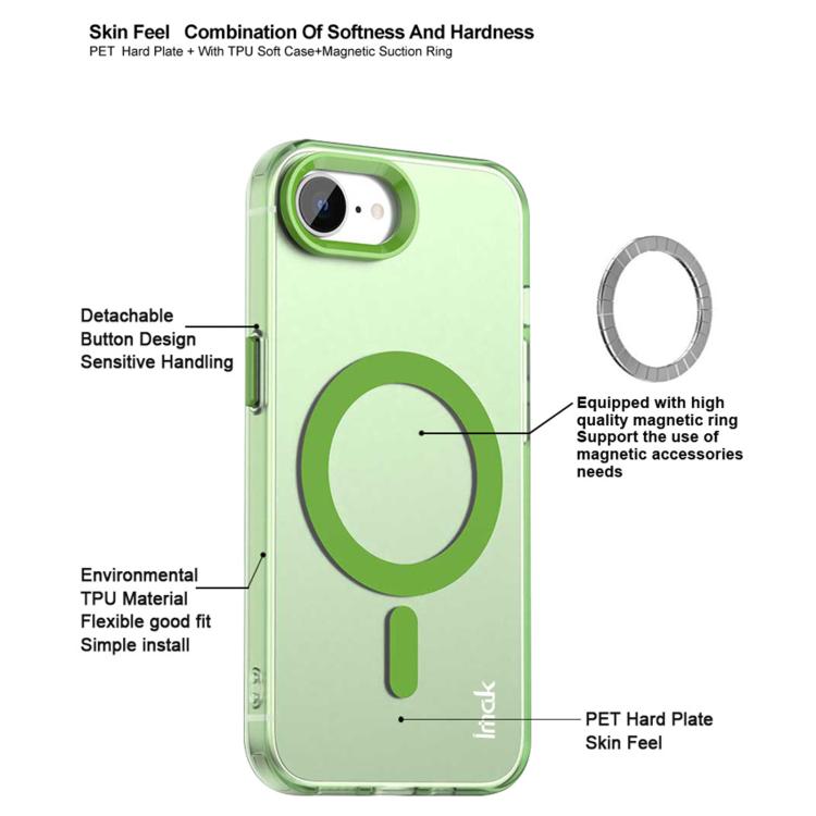 Imak Candy Series Shockproof MagSafe Phone Case - For iPhone 16e / 16 Pro Max / 16 Pro