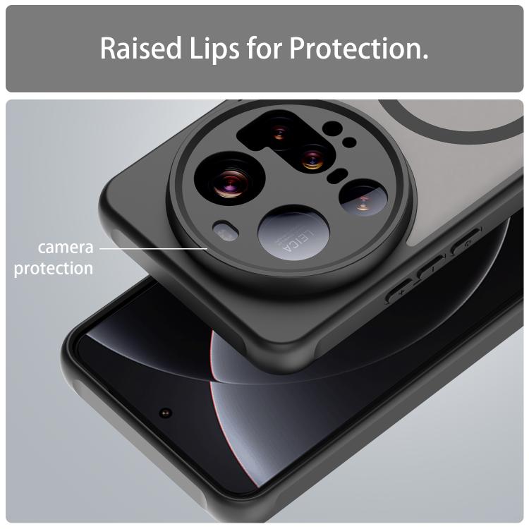 Fan Dun Series TPU Hybrid PC Frosted MagSafe Phone Case - For Xiaomi 15 Ultra
