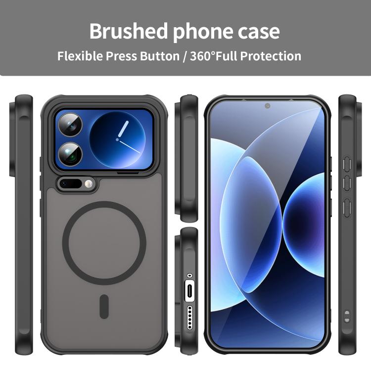 Fan Dun Series TPU Hybrid PC Frosted MagSafe Phone Case - For Xiaomi 15 Ultra