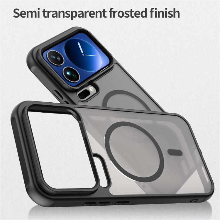 Fan Dun Series TPU Hybrid PC Frosted MagSafe Phone Case - For Xiaomi 15 Ultra