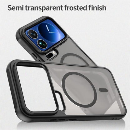 Fan Dun Series TPU Hybrid PC Frosted MagSafe Phone Case - For Xiaomi 15 Ultra
