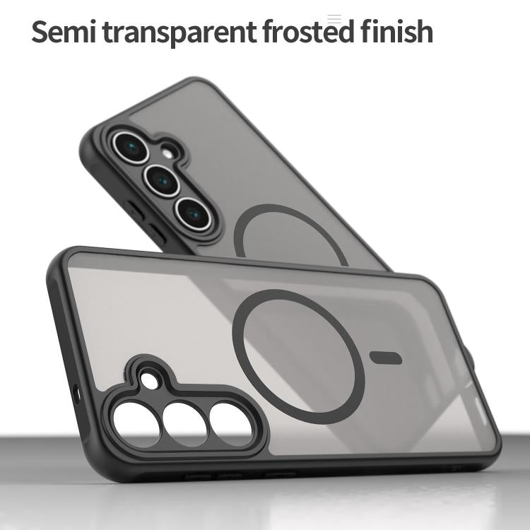 Fan Dun Series TPU Hybrid PC Frosted MagSafe Phone Case - For Samsung Galaxy S25 Series / S24 FE