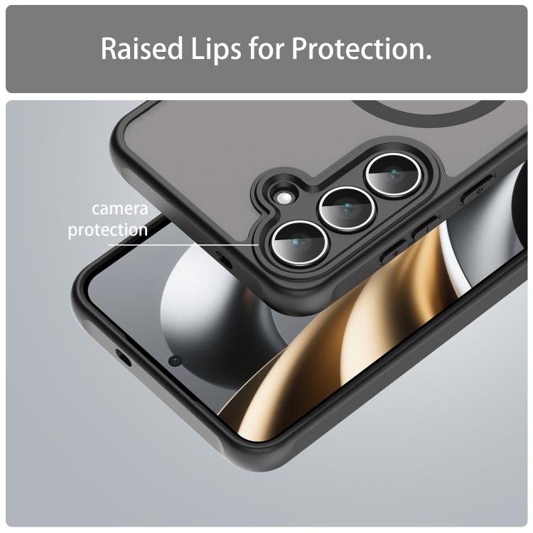 Fan Dun Series TPU Hybrid PC Frosted MagSafe Phone Case - For Samsung Galaxy S25 Series / S24 FE