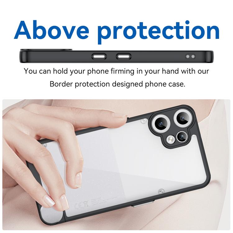 Colourful Series Acrylic Hybrid TPU Phone Case - For Nothing Phone (3a) / CMF Phone 2 Pro