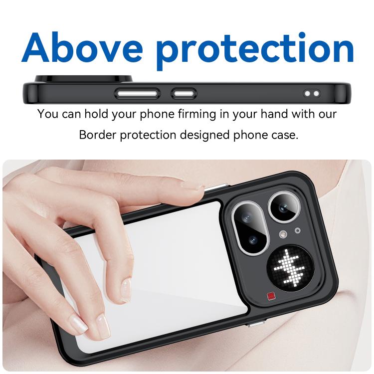 Colourful Series Acrylic Hybrid TPU Phone Case - For Nothing Phone (3a) Lite / (4a) / (4a) Pro / CMF Phone 2 Pro